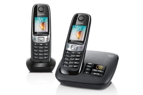 Gigaset C620A téléphone sans fil dect+ répondeur - DUO noir