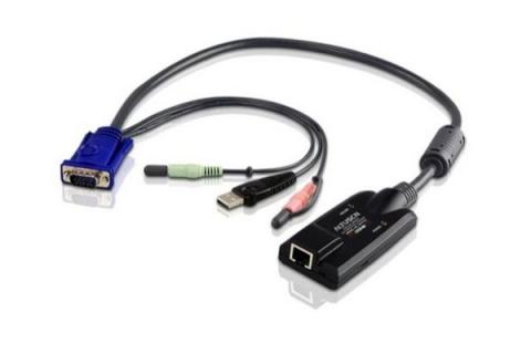 USB - VGA to Cat5e/6 KVM Module with Audio & VM Support