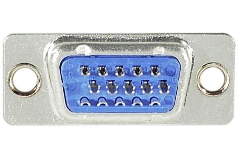 HD 15 Connector with Solder Termination