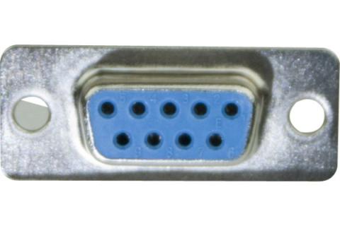 Connector with solder bucket contacts- DB09 Female