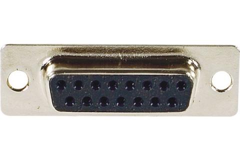 Connector with solder bucket contacts- DBSub Female
