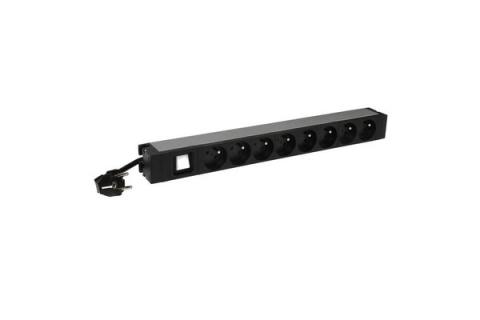 LEGRAND 19   1U PDU WITH 8 FRENCH SOCKETS WITH SWITCH