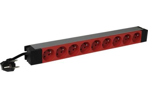 LEGRAND 19   1U PDU WITH 9 FRENCH SOCKETS WITH LOCK