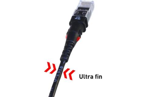 THINPATCH Cat6A RJ45 Patch cable U/UTP thin - 0.3 m