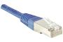 Cat5e RJ45 Patch cable F/UTP blue - 0,7 m