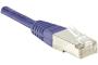 Cat6 RJ45 Patch cable F/UTP purple - 0.3 m