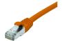 Cat6A RJ45 Patch cable F/UTP LSZH snagless orange - 1,5 m