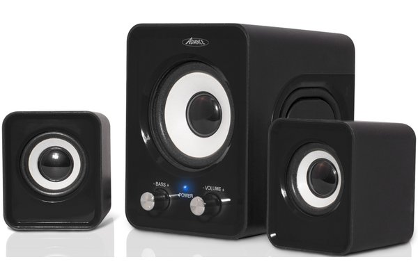 Mini bass 2.1 system , 6 w rms output
