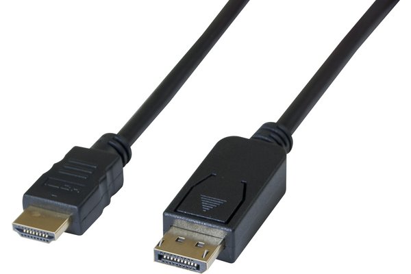 DisplayPort 1.1 to HDMI cord Black- 3m