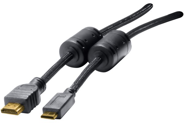 Cordon HDMI haute vitesse vers miniHDMI HQ - 3,0 m