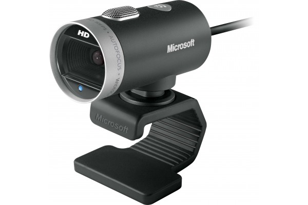 MICROSOFT Webcam filaire LifeCam Cinema HD - 1280 x 720 -  360° - USB 2.0 - Noir