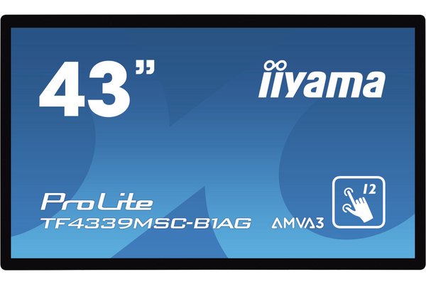 IIYAMA afficheur professionnel tactile 43    TF4339MSC-B1AG FHD
