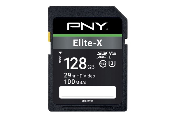 PNY Carte SDXC Elite-X 128 Go