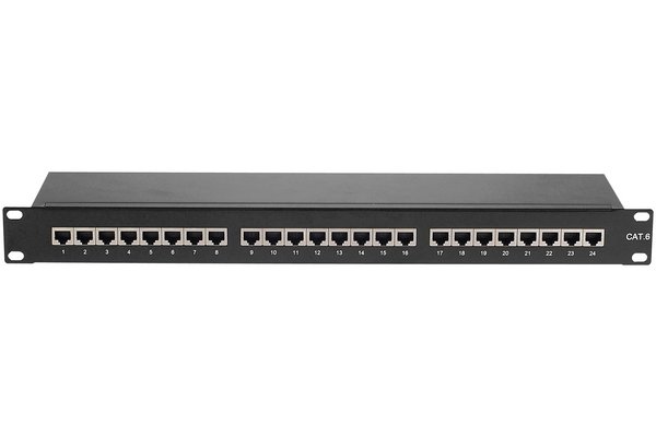Patch Panel Category 6 STP 1U Equipped-24 ports