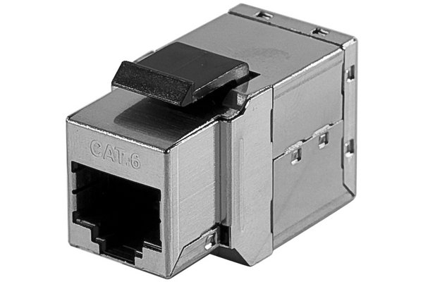 Category 6 Panel Mount Inline Coupler- Shielded