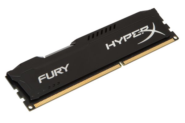 Mémoire HyperX Fury Black DIMM DDR3 1600MHz 4Go
