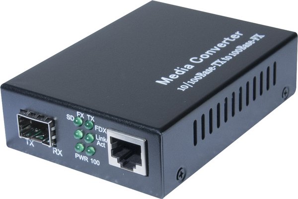 Dexlan Gigabit Ethernet Media Converter- 1 x 1000SX/LX