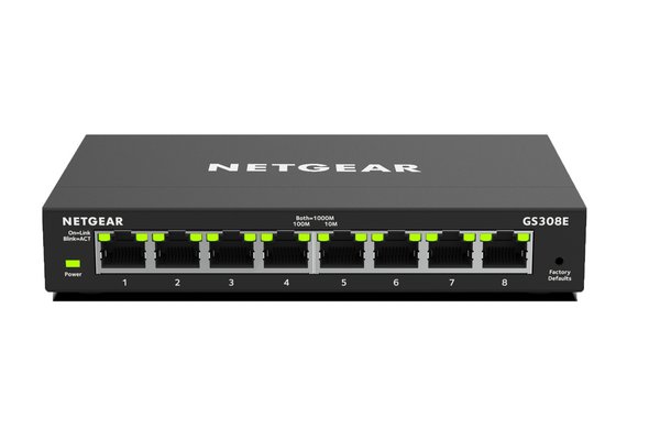 NETGEAR GS308E Switch Smart Managed Plus 8 ports Gigabit
