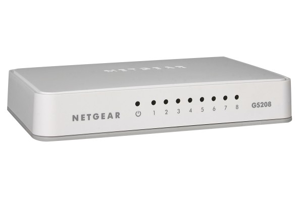 NETGEAR GS208 Switch 8 ports 10/100/1000 plastique