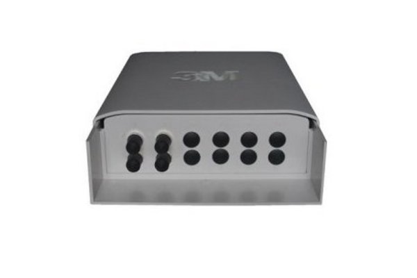Fiber optic distribution box - 4 ST adapters