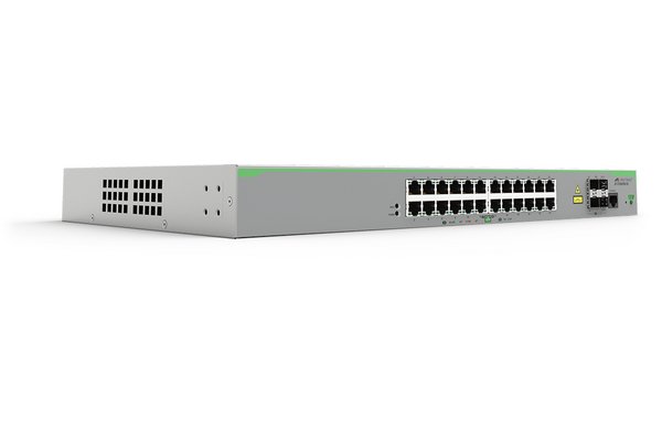 ALLIED AT-FS980M/28-50 switch 24 ports 10/100T & 4 SFP 100/1G (2 pour Stacking)