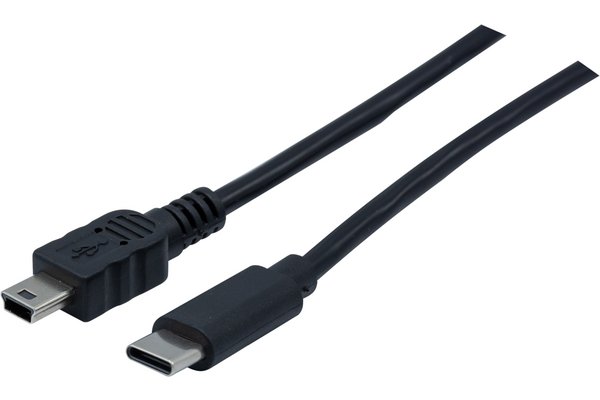 USB2.0 Cable Type C male to 5 pin mini USB- 2 m