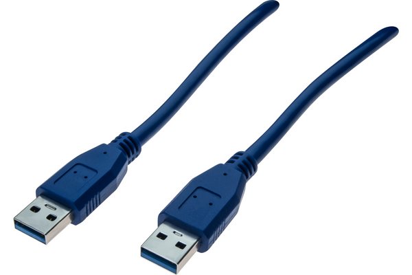 Usb 3.0 cord a / a blue - 2 m