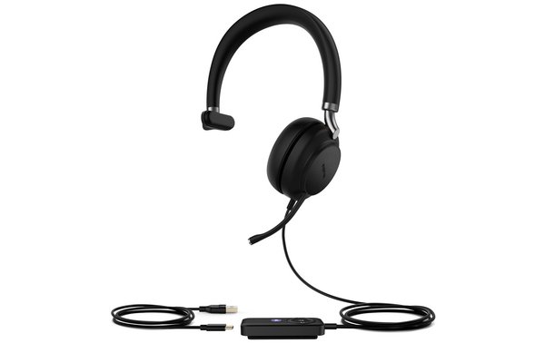 YEALINK UH38 Monoral USB-A Headset Teams Without battery