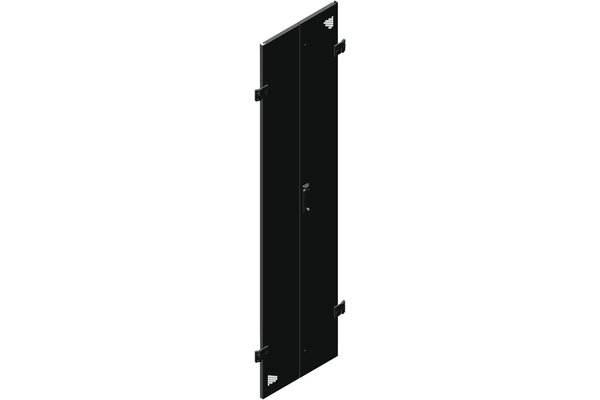 EFIRACK 42U Optional double perforated door 800 x  (titanium grey) Rear