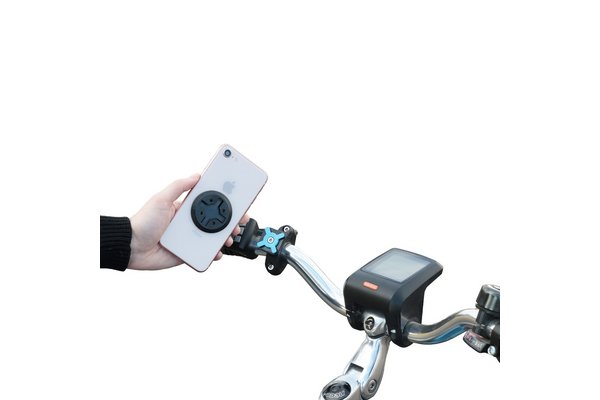 MOBILIS Support pour guidon de vélo U.FIX pour smartphone - Noir