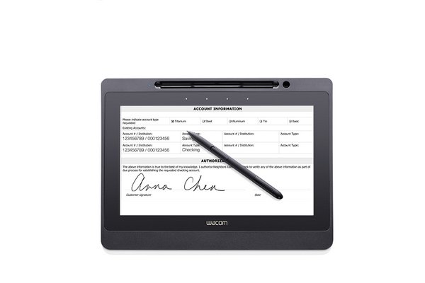 WACOM Tablette de signature avec écran LCD à stylet - USB - (Sans logiciel)