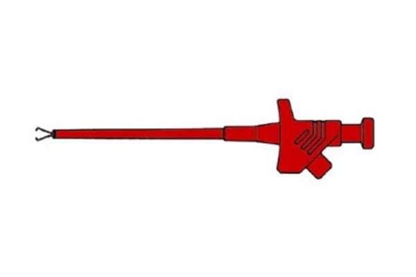 CLAMP-LIKE TEST PROBES 158MM RED