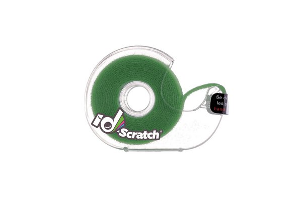 ID SCRATCH PRE-CUT CABLE TIES GREEN 2M
