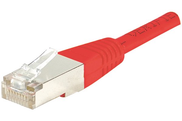 Cat6 RJ45 Patch cable F/UTP red - 30 m