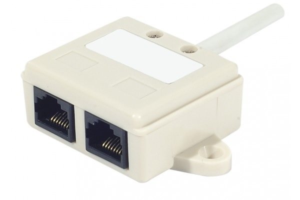 Modular   Y   Wiring Adapter with RJ 45 connectors