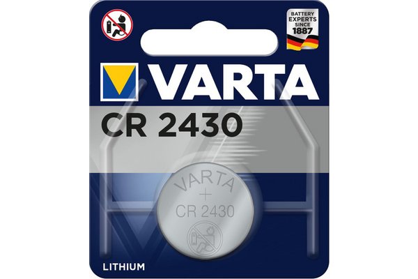 Varta piles lithium 6430101401 CR2430 blister de 1