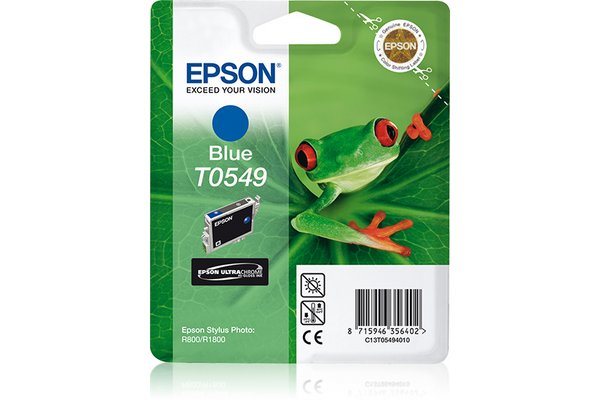 Cartouche EPSON C13T05484010 Sér. GRENOUILLE-Bleu Pigmenté