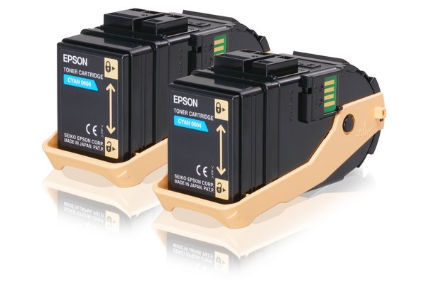 Pack de 2 Toner EPSON C13S050608 AL-C93 - Cyan