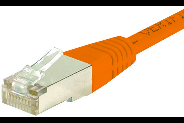 Cat6 RJ45 Patch cable F/UTP orange - 15 m