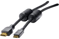 HDMI High Speed to Mini HDMI HQ Cord- 2 m