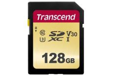 TRANSCEND SDXC UHSI card 500S Class 10 128 Go