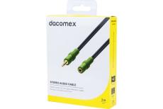 DACOMEX Stereo audio 3.5 mm jack extension cable - 3 m