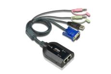 USB/VGA KVM Adapter w/Virtual Media Dual Output and Audio