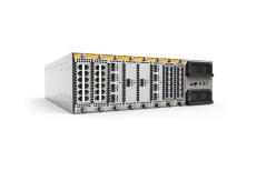 High capacity Layer 3+modular switch chassis with 8 x high speed expansion bays
