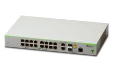 16 x 10/100T ports and 2 x combo ports (100/1000X SFP or 10/100/1000T Copper), F
