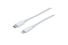 Cordon USB Type-C vers Lightning 20 cm - Blanc