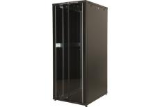 EKIVALAN Network cabinet Eco 42U 800 x 800, glass, metal (black)