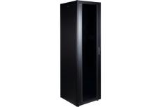 EKIVALAN Cabinet cabinet 36U 600x800 glass, metal, 2 sides, 4Mts, black
