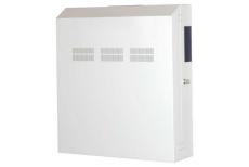 Wall-mounted enclosure 4RU, small footprint 640x220x800, bla