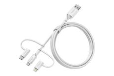 OtterBox 3in1 USBA-Micro/Lightning/USBC cable White